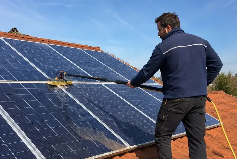 Nettoyage et entretien de panneaux solaires à Arfons