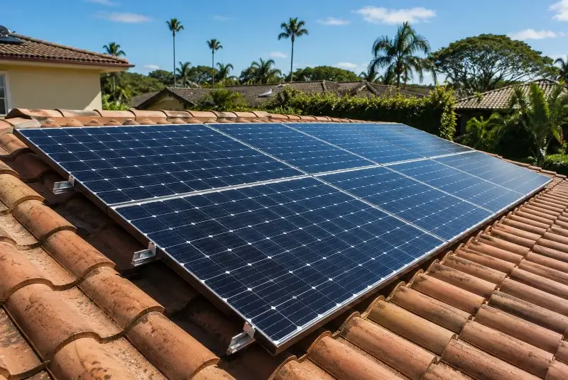 Installation de panneaux solaires à Arfons